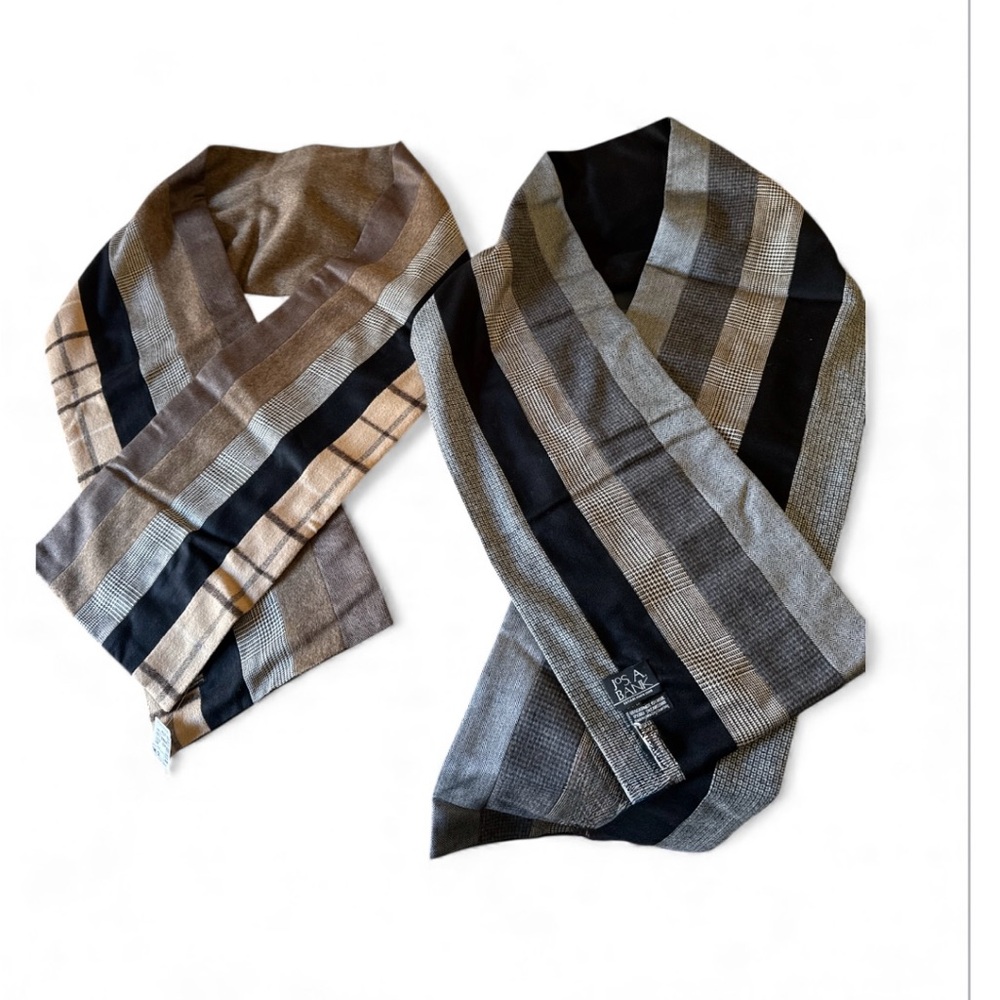 Jos A Bank unisex scarf bundle NWT